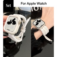 Women's handmade braided paracord sports suit Strap for Apple Watch SE3 S9 S8 SE S7 S6 40mm 44mm 41m