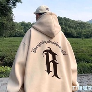 @@ TT Flagship Store Brushed University T Hooded Sweatshirt Couple Wear Long-Sleeved Top Large Size 