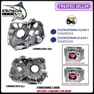 EX5 CLASS 1 / DREAM CRANKCASE 61MM ( FOR BLOCK 58MM ) ESPADA ENGINE CRANKCASE LH/RH 61MM