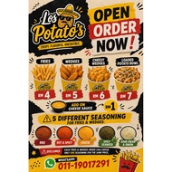 Cheesy wedges from Los Potato’s