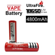 3.7V 18650 4800mAH VAPE Rechargeable Lithium Ion Battery