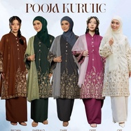 POOJA KURUNG COTTON EMBROIDERY Kurung sulam