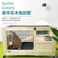 Rabbit Cage Solid Wood Rabbit Cage Guinea Pig Cage Totoro Room Guinea Pig Cage Indoor Rabbit Cage La