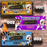 BANNER RBT KORIDOR SEKOLAH