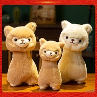 SPB-Alpaca Plush Toy Stuffed Animal Alpaca Doll Hug Pillow Lifelike Alpaca Plushie Soft Fluffy Cushi