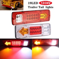 12/24V 19LED Car Truck Stop Light Brake Light Trailer Signal Lamp Indicating Tail Lights
