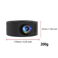 Xiaomi โปรเจ็กเตอร์ LED ขนาดกระเป๋าโปรเจ็คเตอร์ขนาดเล็ก1080P 4K เครื่องฉายวิดีโอโปรเจ็คเตอร์ภาพยนตร์