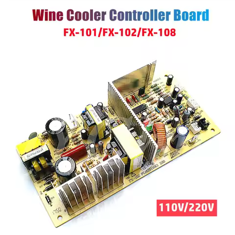 FX-101 FX-102 Wine Cooler Control Board FX-108-2 Wine Cabinet Controller Circuit Board for KRUPS The