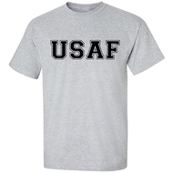 Usaf Air Force Tshirt In Gray Adult Small To 5Xlarge
