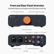 Fosi Audio ZA3 Stereo Power Amplifier TPA3255 Class D HiFi Audio Amp for Passive Bookshelf Speaker W