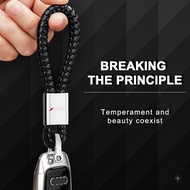 1pc Car Metal/Leather Keychain Car Styling Car Accessories For Toyota TRD Corolla Yaris Aygo Prius C