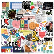 ❉ Funny Science & Math Art Series 01 Stickers ❉ 50Pcs/Set Kids Rewards Waterproof DIY Fashion Decals