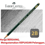 Pensil Kayu Ujian Faber-Castell 2B - HB Asli / Graphite Pencils Faber Castell Original 9000