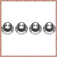 4 x potentiometer Pot metal knob with 0-9 turntable for 6mm shaft knob(R F C V)
