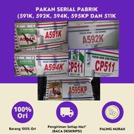 NEW (1 KARDUS, 20 PCS) PAKAN AYAM SERIAL PABRIK (BANGKOK 591K, 592K,