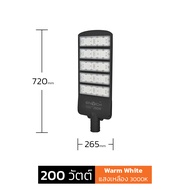 โคมไฟถนน LED ENRICH รุ่นใหม่ FAMOUS ขนาด 100W-250W มีระบบป้องกันไฟกระชาก กันน้ำ แสงขาว แสงเหลือง ไฟส