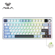 【High Quality】 AULA F75 MAX Gaming Mechanical Keyboard 75 Wired/Bluetooth/24G Hot-Swap RGB E-Sports 