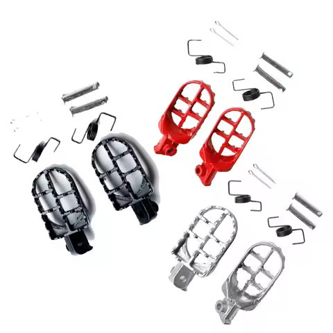 1pair Foot Pegs Rests Footpegs for Yamaha PW50 80 TW200 for XR50R CRF50 CRF70 CRF80 CRF100F Motorbik