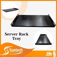 Server Rack Tray/Network Cabinet Universal Installation Tray/Server Shelf Partition Accessories/Serv