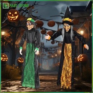 [Wishshopelxn] Halloween Hanging Witch Creepy Zombie 67 inch Festival Bar Scene Layout Haunted House