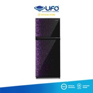 Sharp Kulkas 2 Pintu Shine Magneglas Series 256L SJ316MGGB
