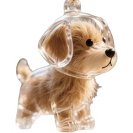 Dog Hair Keychain,Transparent Bottle for Fur,Dog Memorial Gifts for Loss,Pet Fur Keepsake,Dogs Hair 