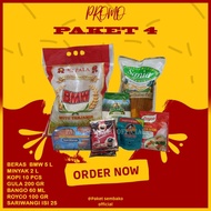 WGN499 Paket 4 - Paket Sembako Bandung / Beras Minyak Gula Royco Kopi