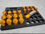 🇰🇷🇯🇵M12 日韓車款軚鈴螺絲 M12 gold lock nut set gold 🪙