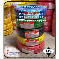 2.5MM SINGLE PVC CABLE (100% COPPER/SIRIM APPROVED)