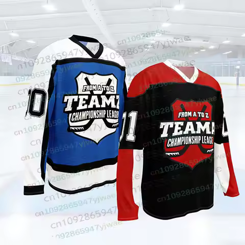 2026 Ateez Hockey Jersey From A to Z Championship League V-neck Long Sleeve Sport Tshirt Kpop Fan Gi