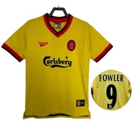 1998/99 Liverpool  Away Retro Edition  Football Jersey Shirt  #9 FOWLER