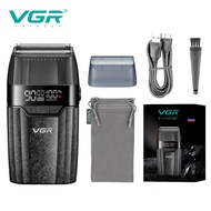 VGR V-308 Professional Hair Shaver 9000RPM Double Foil Salon Series Metal Body Razor Clipper V308