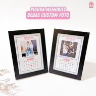 CETAK FOTO PIGURA CUSTOM FOTO DAN TANGGAL JADIAN / ULTAH DLL CETAK FOTO CUSTOM KALENDER Pigura Foto 