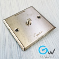 Maxcon MTW-637 Astro F Female Wall Metal Panel Socket