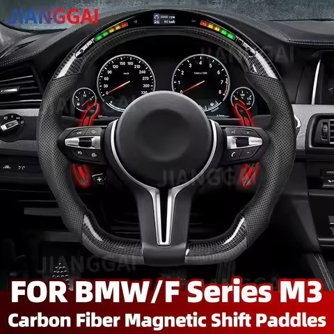 Magnetic Carbon Fiber Paddle Shifter For BMW 1 2 3 Series F20 F21 F40 F22 F23 F30 F32 F35 GT F34 M2 