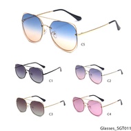 2 Tone Fashion Sunglass Spek Mata Hitam Sunglass Black Viral SGT011