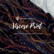 VISCOSE PRINT/VISCOSE MOTIF/ VISCOSE/ RAYON/KAIN MOTIF/ RAYON PREMIUM