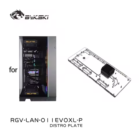 Bykski Acrylic Distro Plate /Board for LIAN LI O11D EVO XL PC Case / Water Cooler System / Combo DDC