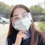Face Shield Transparent Mask Protective Glasses Splash-proof Full Face Mask Protective Fashion Face Shield (MYSTORE)