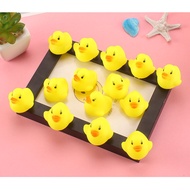 20Pcs Duck Squeeze Duck Rubber Duck Mainan Itik getah Berbunyi Bathroom Toys Swimming Toys Game Toys