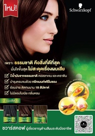 Schwarzkopf Natural&amp;Easy Hair Shampoo Color แชมพูเปลี่ยนสีผม (แบบซอง) กลิ่นหอม ไม่มีแอมโมเนีย ฟรี ทรีทเม้นท์หลังทำสี