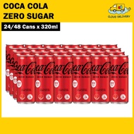 Coke Coca Cola Zero Sugar (24 x 320ml) - Expiry Mar 2025