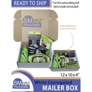 【packing shop] Corrugated Mailer Box 12x10x4 (20pcs)