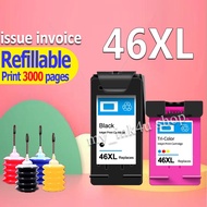 For HP 46 Ink HP46 HP46XL refillable Ink Cartridge for HP 2520hc 2020hc 2029 2529 4729