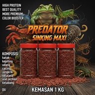 Predator Sinking Maxi 1kg Pack Channa Red Maru Barito Seruyan Bangkalabun Feed