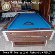 Meja Billiard | Murrey 7 Feet | Slate Stone | Batu Hitam