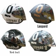 Kbr LEOPARD SINGLE VISOR ALL COLOR HELMET