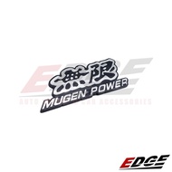 Emblem - MUGEN POWER - 3.6x9.5cm // honda mugen type r rr adhesive sticker name plate word