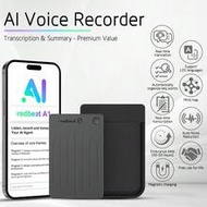 Redbeat A1 AI Recording Card - 30 Hours Battery Life, Real-Time Transcription And Translation, AI-Dr