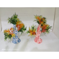 Aquarium Decoration avilo Tree mepel Leaves Plastic Color